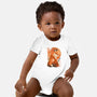 Red Fox Samurai-Baby-Basic-Onesie-dandingeroz