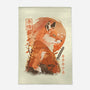 Red Fox Samurai-None-Indoor-Rug-dandingeroz