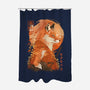 Red Fox Samurai-None-Polyester-Shower Curtain-dandingeroz