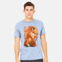 Red Fox Samurai-Mens-Heavyweight-Tee-dandingeroz