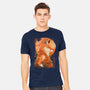 Red Fox Samurai-Mens-Heavyweight-Tee-dandingeroz