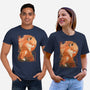 Red Fox Samurai-Unisex-Basic-Tee-dandingeroz