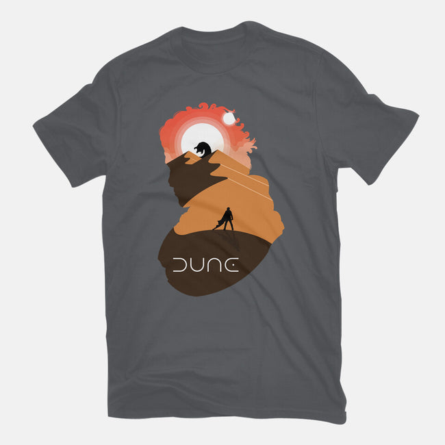 Dune Silhouette-Womens-Fitted-Tee-Tri haryadi