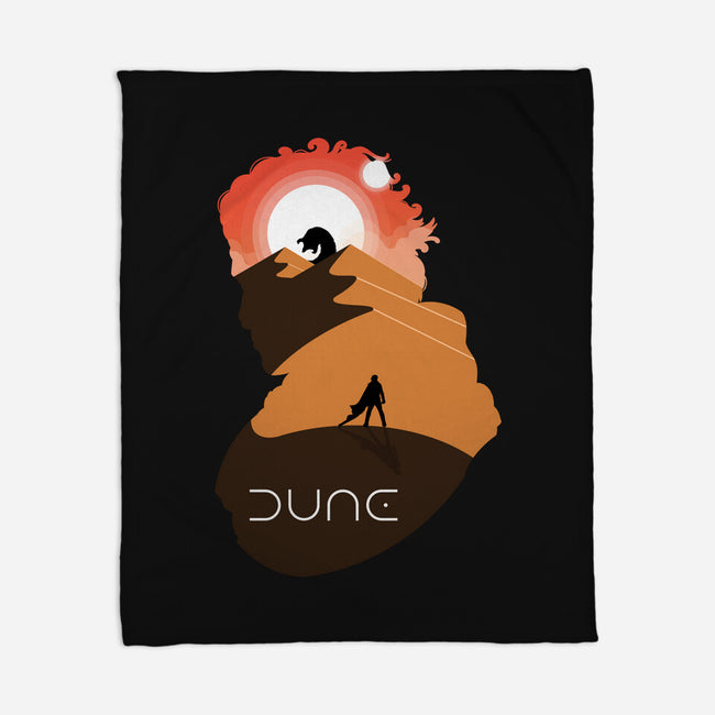 Dune Silhouette-None-Fleece-Blanket-Tri haryadi