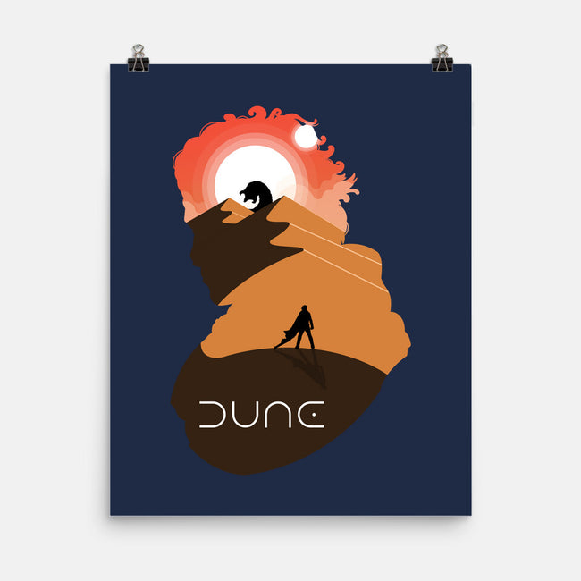 Dune Silhouette-None-Matte-Poster-Tri haryadi