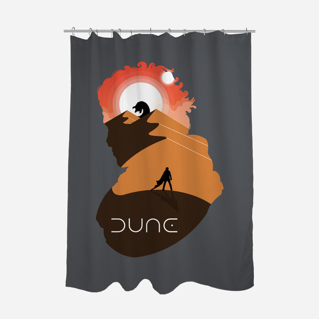 Dune Silhouette-None-Polyester-Shower Curtain-Tri haryadi