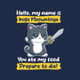 Inigo Meowntoya-None-Beach-Towel-retrodivision