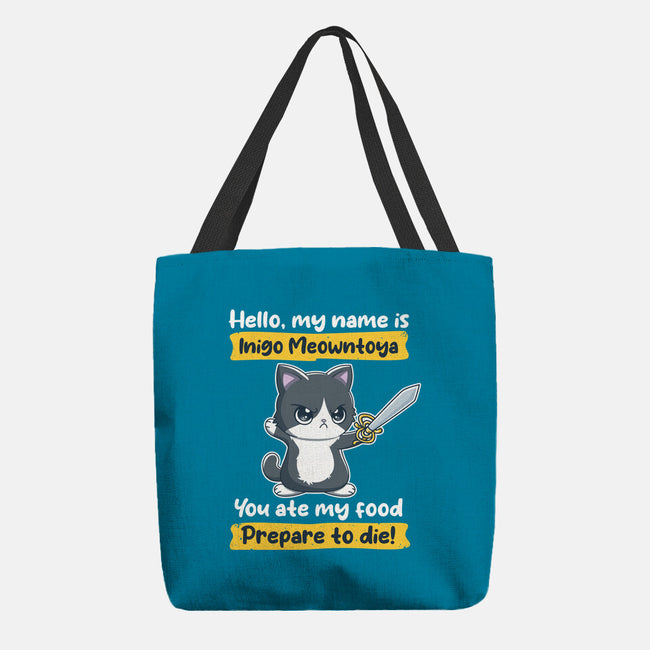 Inigo Meowntoya-None-Basic Tote-Bag-retrodivision