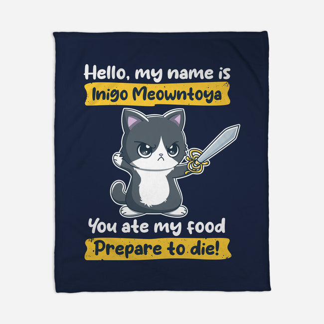 Inigo Meowntoya-None-Fleece-Blanket-retrodivision