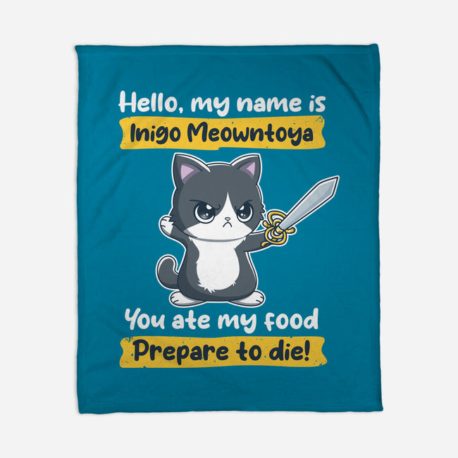 Inigo Meowntoya-None-Fleece-Blanket-retrodivision