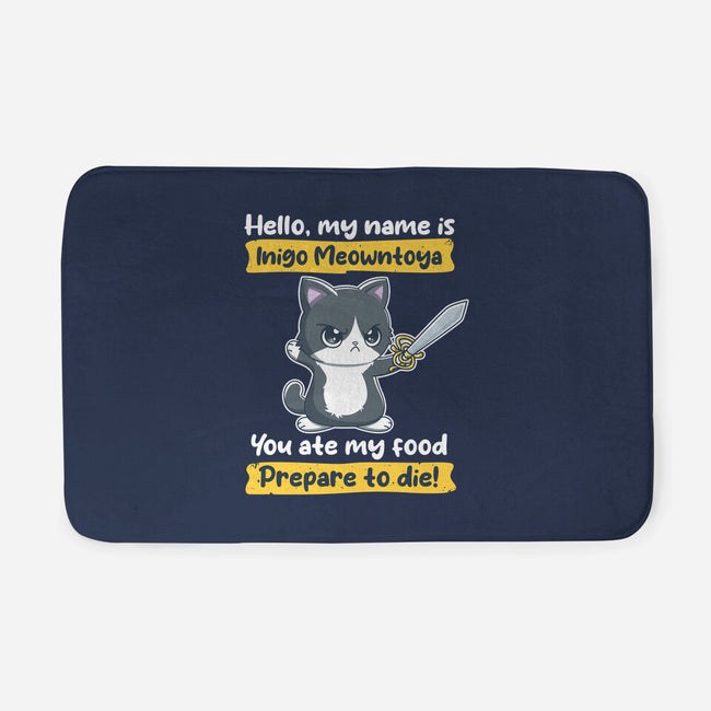 Inigo Meowntoya-None-Memory Foam-Bath Mat-retrodivision