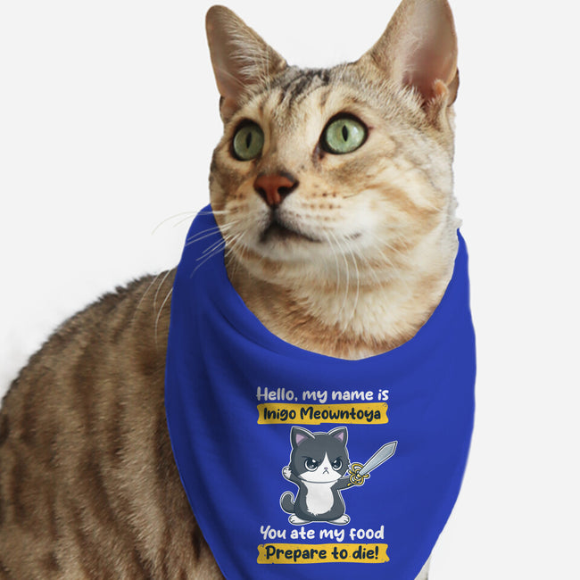 Inigo Meowntoya-Cat-Bandana-Pet Collar-retrodivision