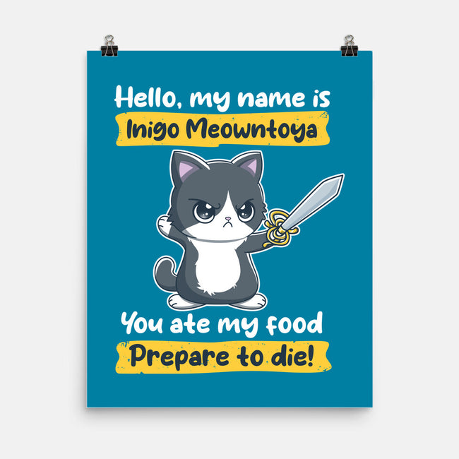 Inigo Meowntoya-None-Matte-Poster-retrodivision