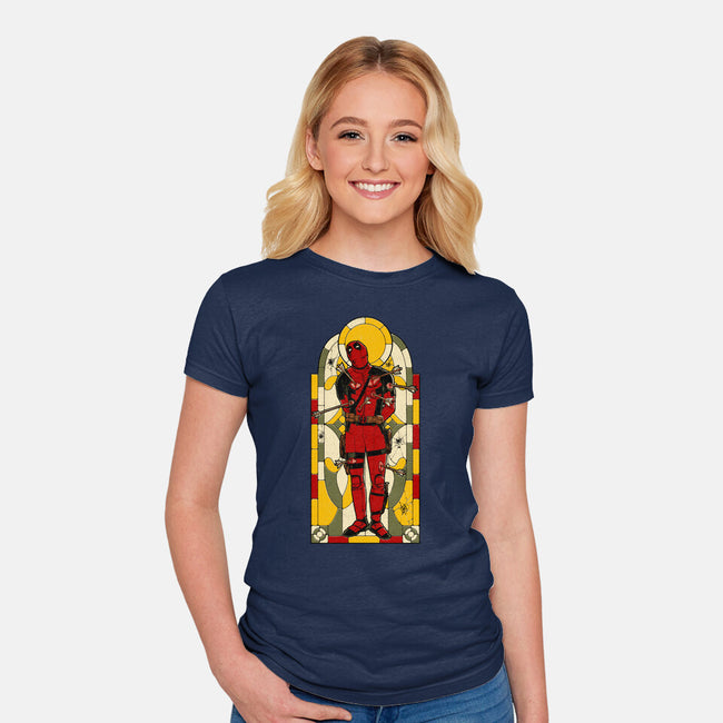 Guardian Of Chaos-Womens-Fitted-Tee-Hafaell