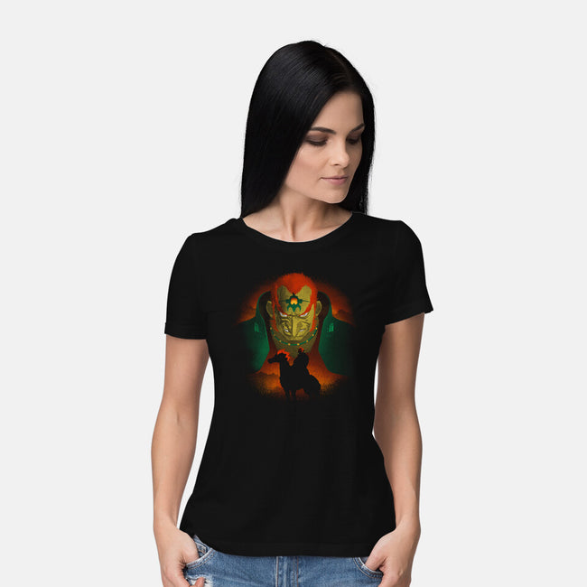 The Evil Master-Womens-Basic-Tee-Donnie