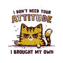 I Don't Need Your Attitude-None-Memory Foam-Bath Mat-kg07