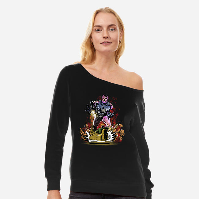 Sentinel You Shall Not Pass-Womens-Off Shoulder-Sweatshirt-zascanauta