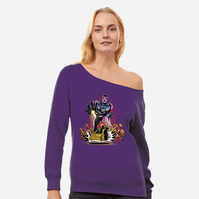 Sentinel You Shall Not Pass-Womens-Off Shoulder-Sweatshirt-zascanauta