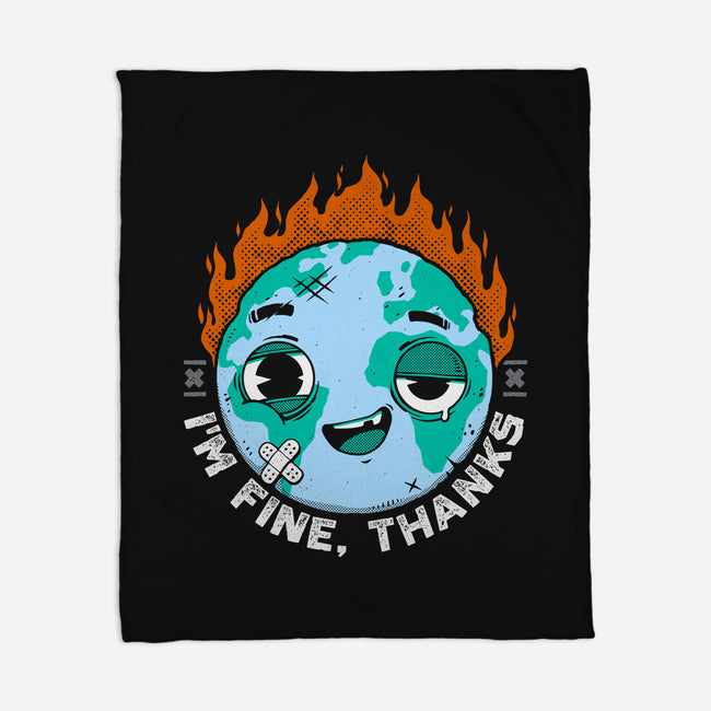 I'm Fine Thanks-None-Fleece-Blanket-StudioM6