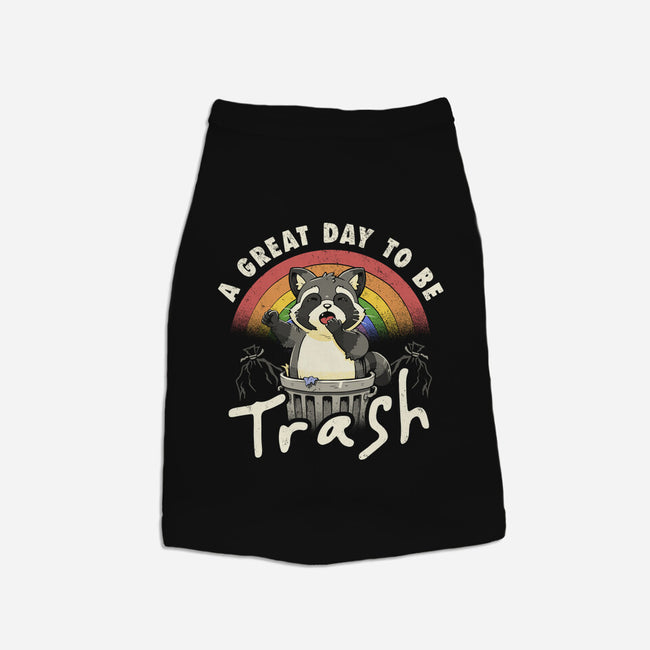 A Great Day To Be Trash-Dog-Basic-Pet Tank-koalastudio