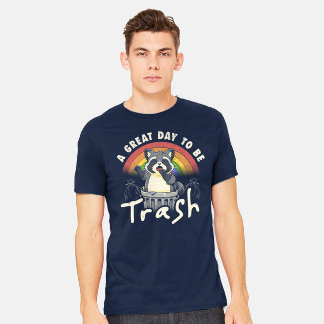 A Great Day To Be Trash-Mens-Heavyweight-Tee-koalastudio