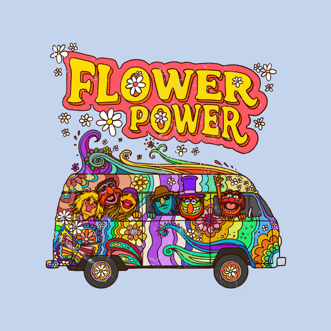 Flower Power Bus-None-Removable Cover-Throw Pillow-drbutler