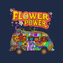 Flower Power Bus-None-Fleece-Blanket-drbutler