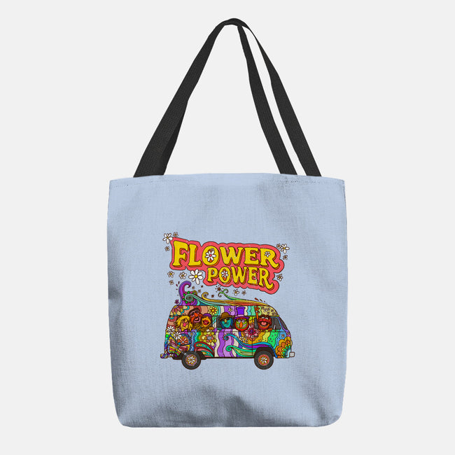 Flower Power Bus-None-Basic Tote-Bag-drbutler