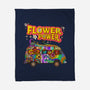 Flower Power Bus-None-Fleece-Blanket-drbutler