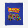 Flower Power Bus-None-Fleece-Blanket-drbutler