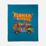 Flower Power Bus-None-Fleece-Blanket-drbutler