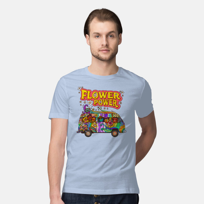 Flower Power Bus-Mens-Premium-Tee-drbutler