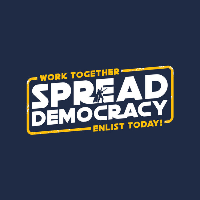 Spread Democracy-Dog-Basic-Pet Tank-rocketman_art