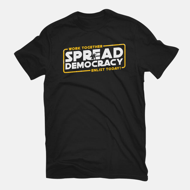 Spread Democracy-Youth-Basic-Tee-rocketman_art