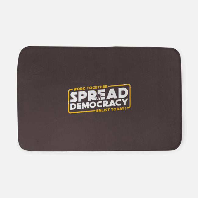 Spread Democracy-None-Memory Foam-Bath Mat-rocketman_art