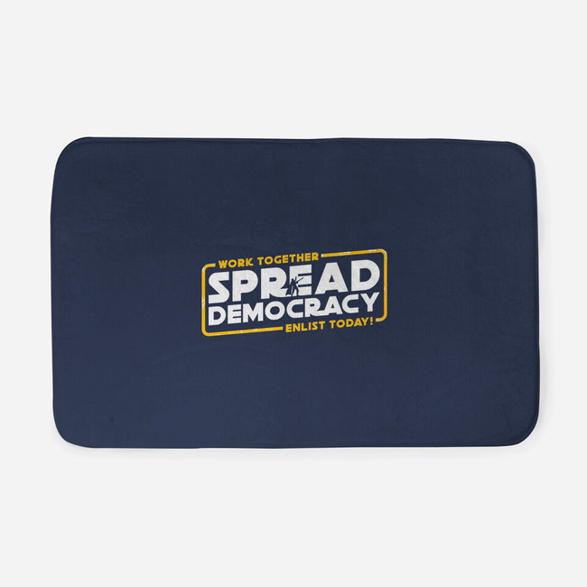 Spread Democracy-None-Memory Foam-Bath Mat-rocketman_art