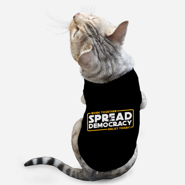 Spread Democracy-Cat-Basic-Pet Tank-rocketman_art