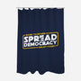 Spread Democracy-None-Polyester-Shower Curtain-rocketman_art