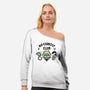 Bio Exorcists Club-Womens-Off Shoulder-Sweatshirt-demonigote