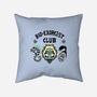 Bio Exorcists Club-None-Removable Cover-Throw Pillow-demonigote