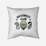 Bio Exorcists Club-None-Removable Cover-Throw Pillow-demonigote