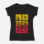 MORDOR-Womens-V-Neck-Tee-Aarons Art Room