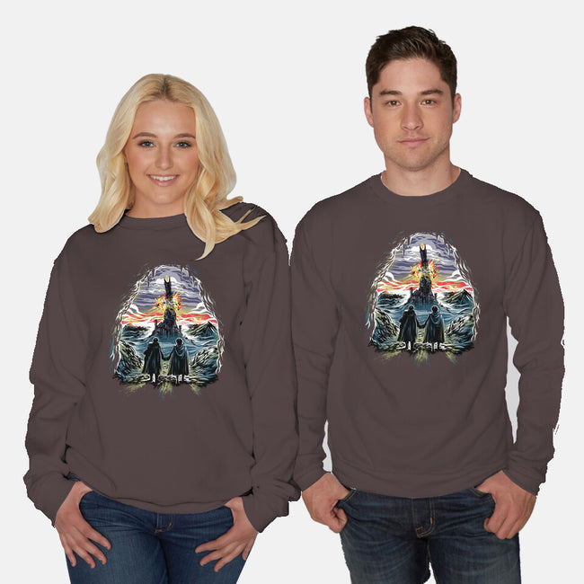 Project One Ring-Unisex-Crew Neck-Sweatshirt-zascanauta