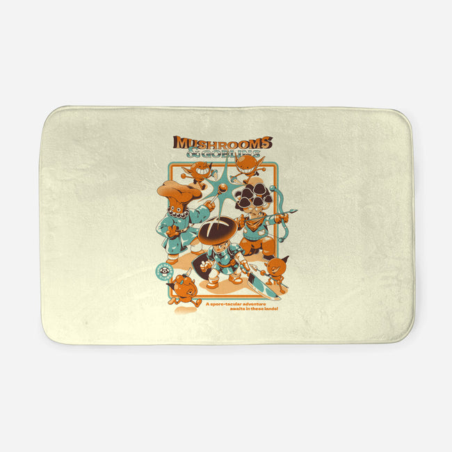 Mushrooms And Goblins-None-Memory Foam-Bath Mat-ilustrata