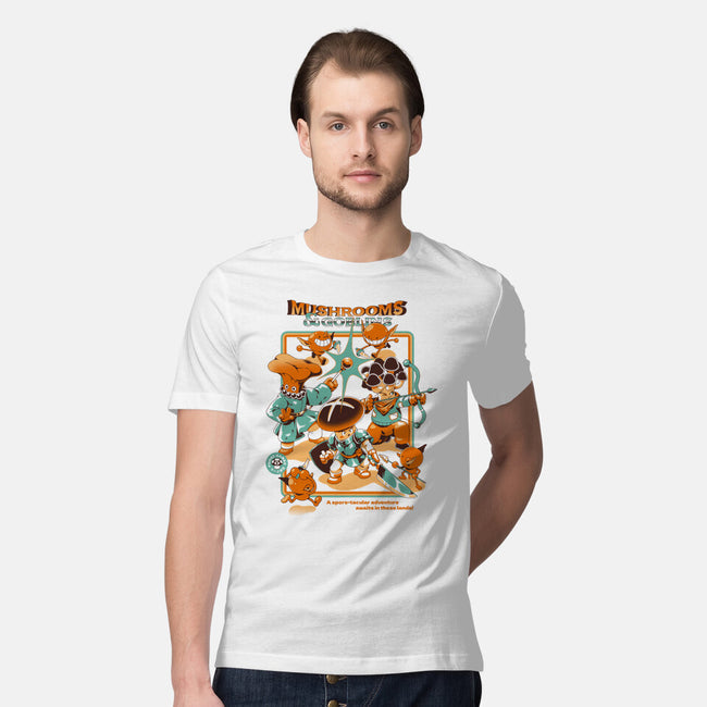 Mushrooms And Goblins-Mens-Premium-Tee-ilustrata