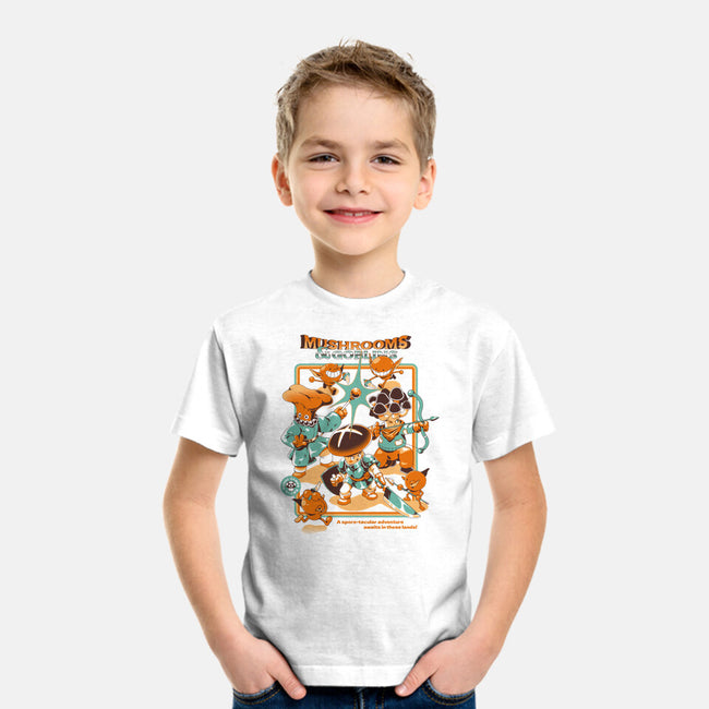 Mushrooms And Goblins-Youth-Basic-Tee-ilustrata