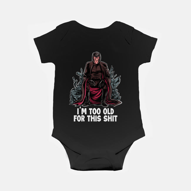 Magneto Is Too Old-Baby-Basic-Onesie-zascanauta