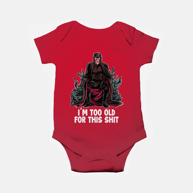 Magneto Is Too Old-Baby-Basic-Onesie-zascanauta