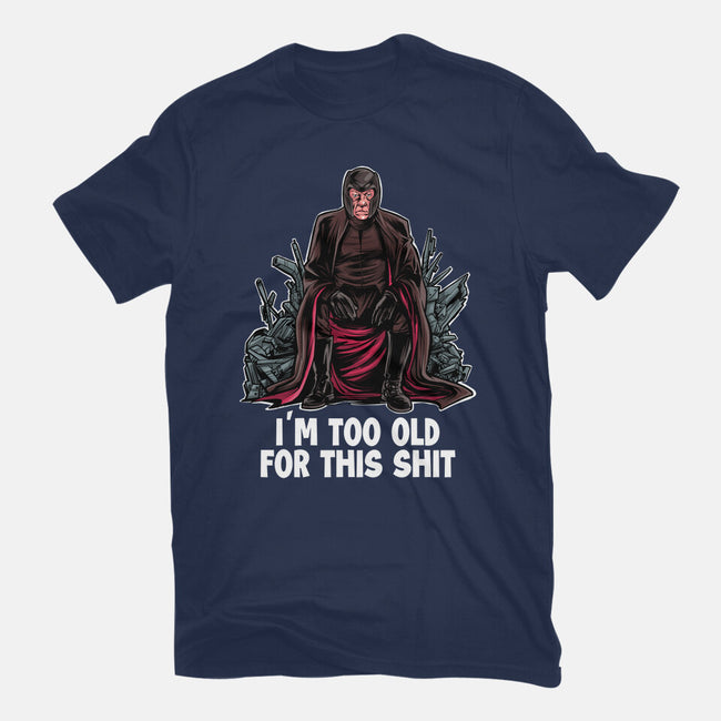 Magneto Is Too Old-Mens-Basic-Tee-zascanauta