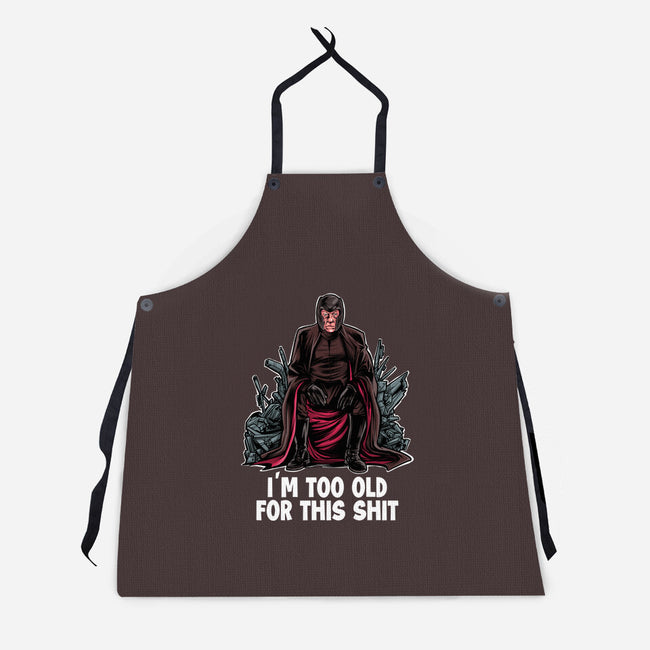 Magneto Is Too Old-Unisex-Kitchen-Apron-zascanauta